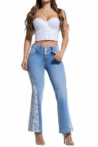 Jean skinny acampanado Lujuria Ref. 71358