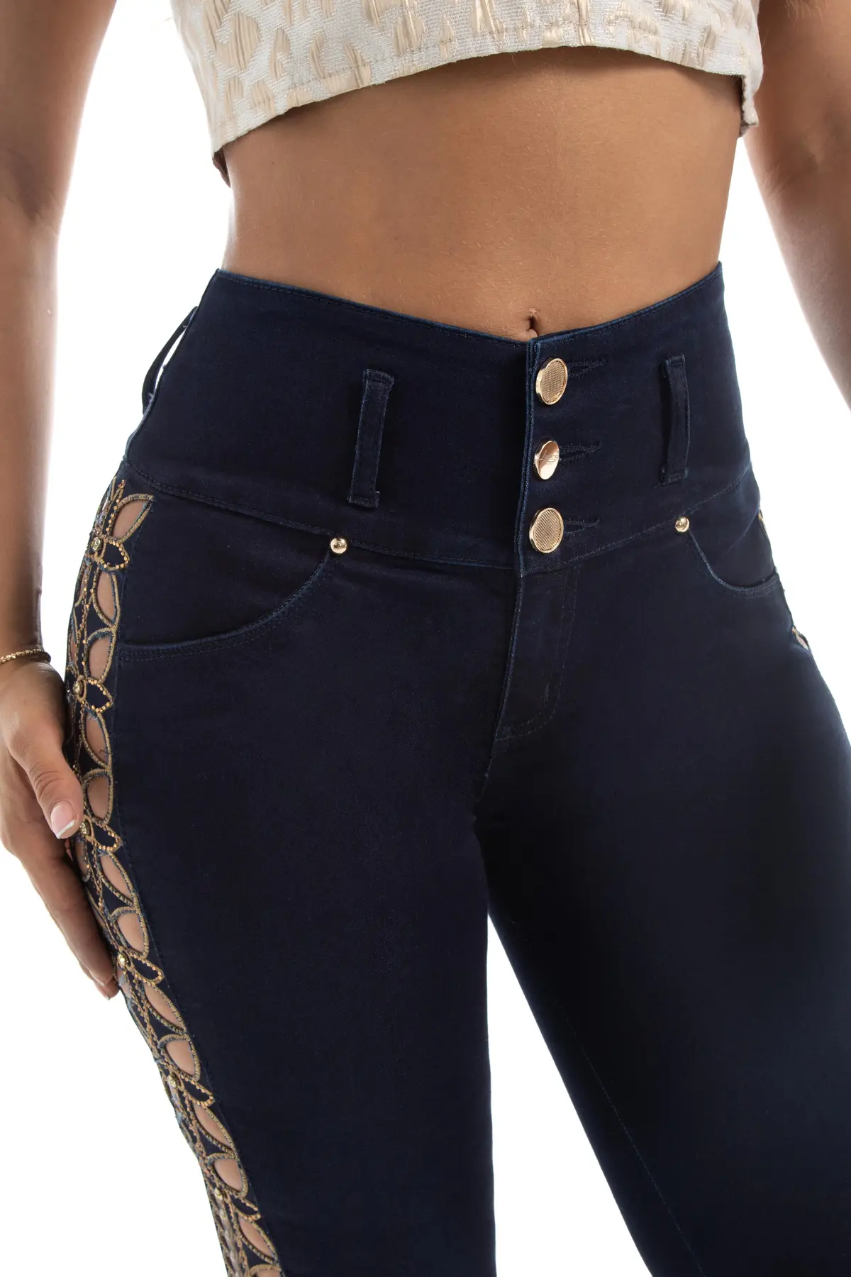 Jean skinny Lujuria Ref. 71364 vista dos delantera