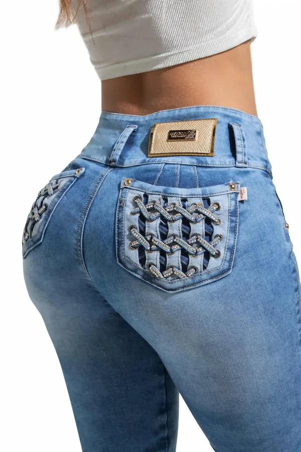Jeans Colombianos Mujer Levanta Cola